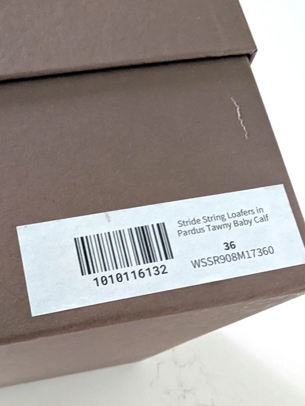 Baudoin & Lange Stride String Loafers Leopard Calf Hair Shoes EU 36 US 5.5-6 NIB